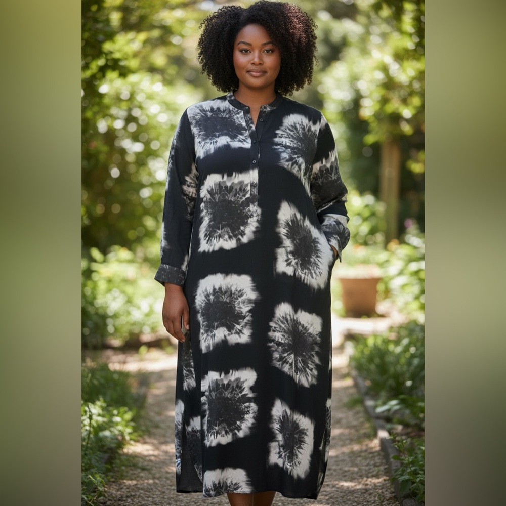El Cortes Inglés shirt dress, stunning black color